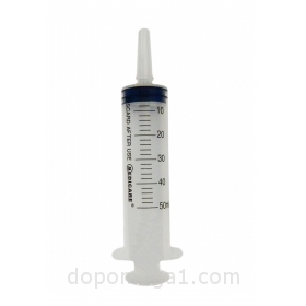 Single-use injection syringe, catheter type